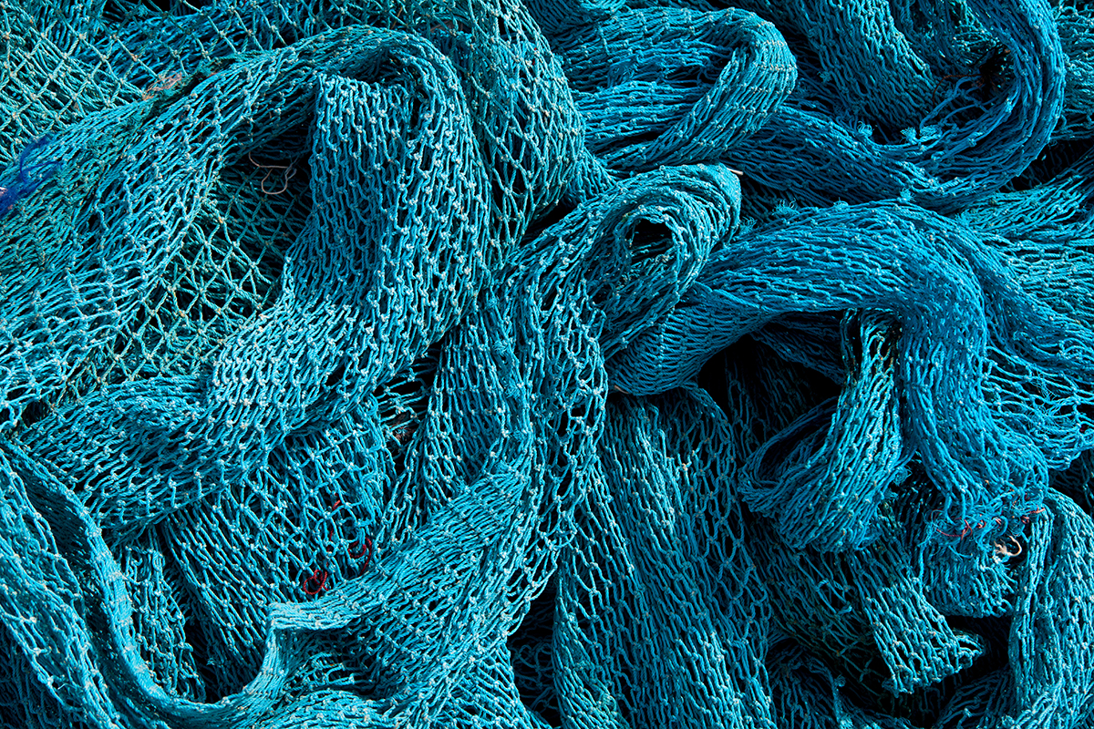 ナイロン　漁網