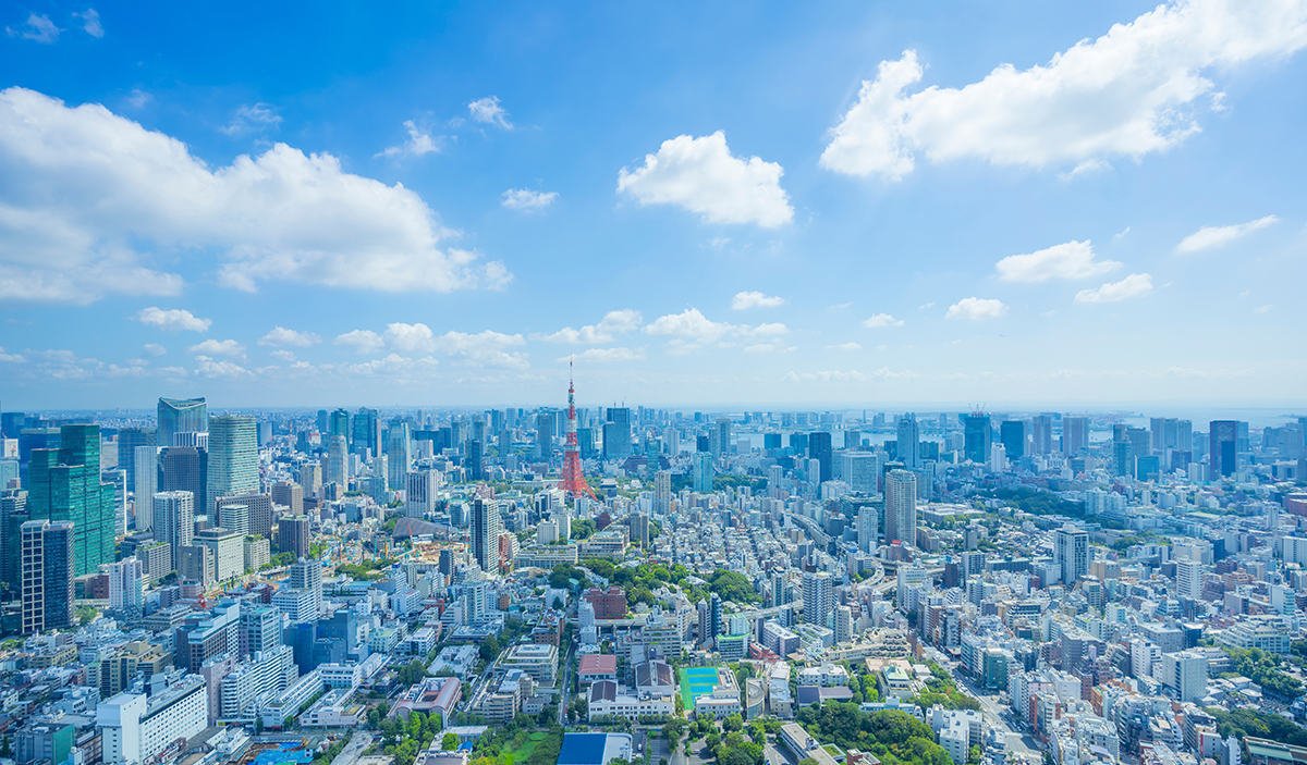 東京上空